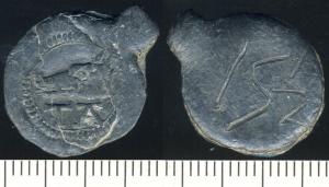 Cloth Seal, Cloth Worker's Personal Seal, Pictorial Device, Wolf's Head, TA