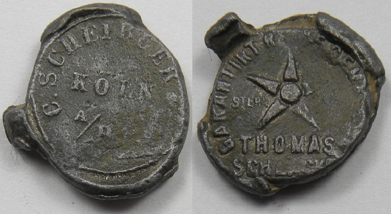 German, Scheibler & Co. Seal, Cologne